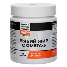 PWR Рыбий жир с Омега-3 капсулы 1400мг N180