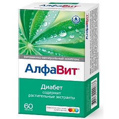 Алфавит Диабет таблетки N60
