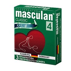 Masculan презервативы Masculan4 Classic №10 увеличенного размера, розовые