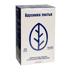 Брусники листья фильтр-пакеты 1,5г N20 Здоровье