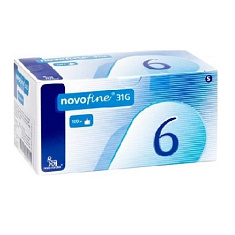 Игла НОВОФАЙН 31G 0,25х6мм N100