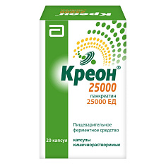 Креон 25000Ед капсулы кишечнорастворимые N20 Верофарм