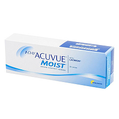 Линзы контактные мягкие Acuvue 1day Moist №30 -1,25