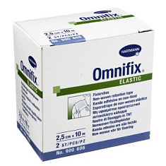 Омнификс Гипоалл из нетканного материала белый 10мх2,5см, 2шт OMNIFIX elastic