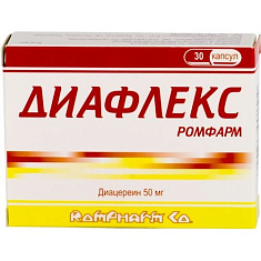 Диафлекс Ромфарм капсулы 50мг N30