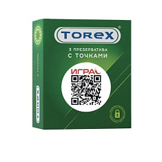 Torex презервативы с точками №3