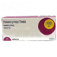 Нимесулид-Тева таблетки 100мг N20