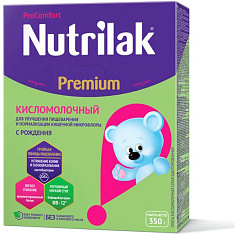 Нутрилак Premium Кисломолочный смесь сухая адаптированная 350г