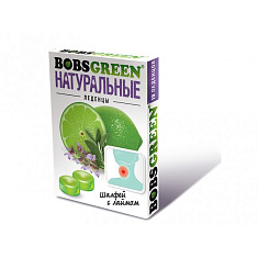 Bobsgreen леденцовая карамель со вкусом шалфея с лаймом N10