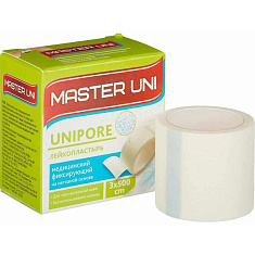 Лейкопластырь Master Uni UNIPORE 3х500см на нетканой основе