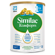 Симилак 1 комфорт смесь сухая для детей 750г
