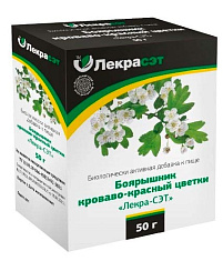 Боярышника кроваво-красного цветки 50г Лекра-Сэт