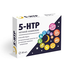 Комплекс 5-гидрокситриптофан 5-НТР ночной таблетки п.о. 515мг №30 Квадрат-С