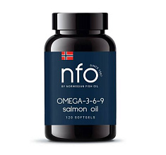 Norwegian Fish Oil масло лосося в капсулах 745мг N120