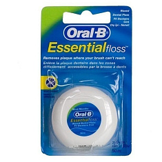 Орал би зубная нить EssentialFloss вощеная мятная 50м
