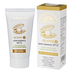 Биобьюти ВВ-Крем тон №2 Крем-Карамель SPF 25 с экстрактом алоэ и жемчужной пудрой 50мл