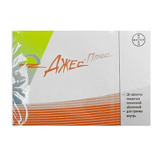 Джес Плюс таблетки п.п.о. N28