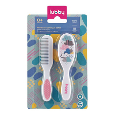 Lubby Набор расческа и щетка 0+ 14342