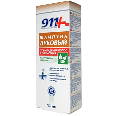 911 шампунь луковый от выпадения волос и облысения с крапивой 150мл