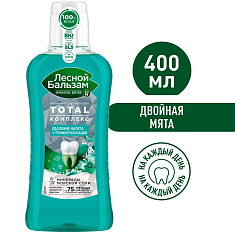 Лесной Бальзам Ополаскиватель для десен с мятой и экстрактами лесных трав на отваре трав 400мл