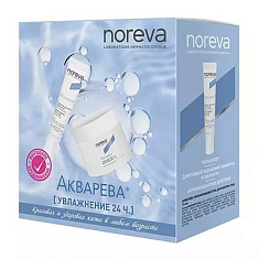 Noreva Акварева Набор Увлажнение 24ч крем 50мл + гель 15мл