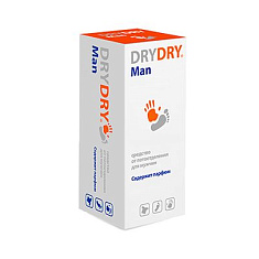 DRY-DRY Man roll-on Дезодорант-антиперспирант для мужчин 50мл