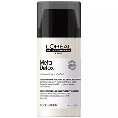 Loreal Professionnel Metal Detox Несмываемый крем для волос 100мл