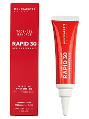 Montcarotte Рапид 30 Зубной гель-бандаж для полости рта Красный грейпфрут 30мл
