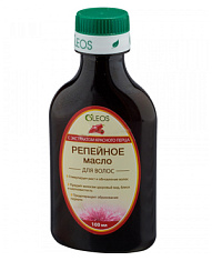 Олеос масло репейное косметическое с экстрактом красного перца 100мл