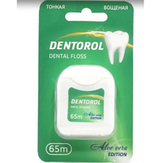 Dentorol зубная нить Алоэ Вера 65м