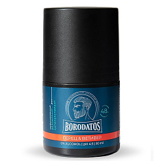 Borodatos Дезодорант-антиперспирант роликовый парфюмированный Перец и ветивер 50мл