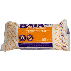 Вата хирургическая стерильная амелия 50г