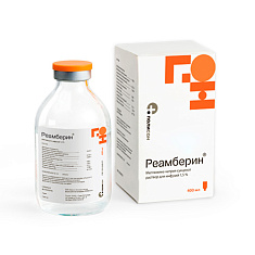 Реамберин р-р д/инфузий 1,5% 400мл N1 бут
