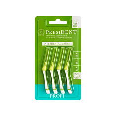 President Межзубные ершики цилиндрические р.L N4
