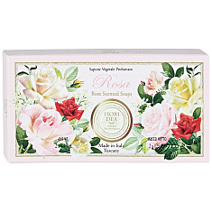 Фьери Дея Роза мыло кусковое парфюмированное 2х125г коробка картон