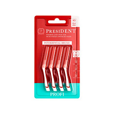 President Межзубные ершики цилиндрические р.XS N4