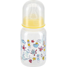 Курносики бутылочка полипропиленовая с силиконовой соской 125мл (11101)