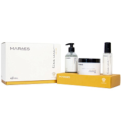 Kaaral Liss Care Gift Box Набор подарочный шампунь 250мл, маска 500мл, восстанавливающий флюид 100мл