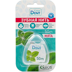 Oleos TimeDent Зубная нить Мята 50м