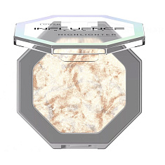 Influence Beauty Lunar Хайлайтер с сияющими частицами эффект деликатного сияния серебряный 4,8г