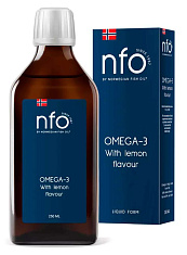 Norwegian Fish Oi Омега-3 со вкусом лимона 250мл флакон