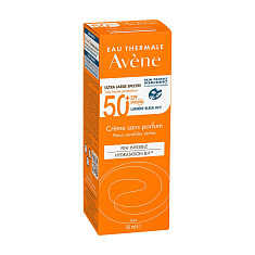 Avene Солнцезащитный крем SPF 50+ без отдушек, 50 мл