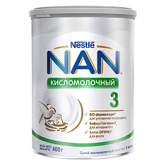 НАН 3 кисломолочный Молочная смесь с 12 месяцев 400г