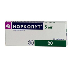 Норколут таблетки 5мг N20