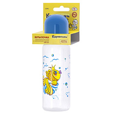 Курносики  Золотая рыбка бутылочка полипропиленовая с силиконовой соской 250 мл