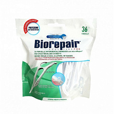 Biorepair Зубная нить с держателем Hand-Held Flosser 36шт
