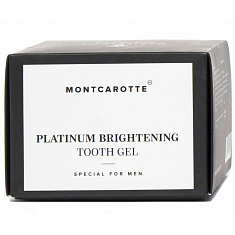 Montcarotte Мужской гель для зубов Платиновое сияние 60мл