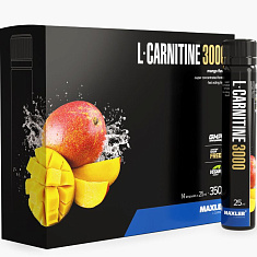 Макслер L-Карнитин 3000 жидкий вкус манго 25мл х 14шт