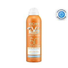 Vichy Капиталь Идеал Солей Солнцезащитный спрей для детей SPF50+ 200мл