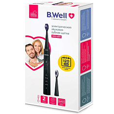 B.Well Зубная щетка звуковая электрическая MED-870 черная